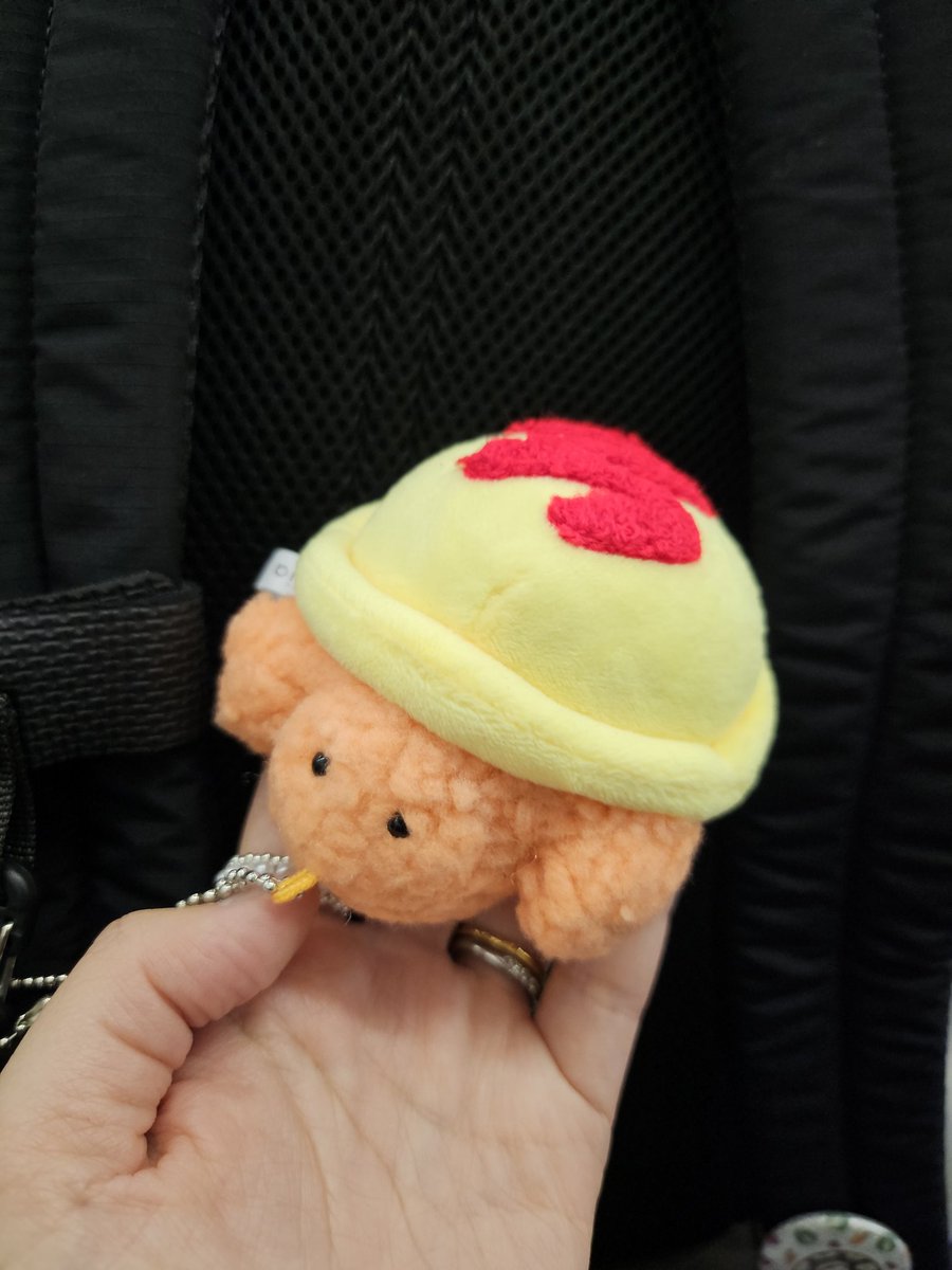 ガチャガチャのカメオムライスをゲットしました✌🐢