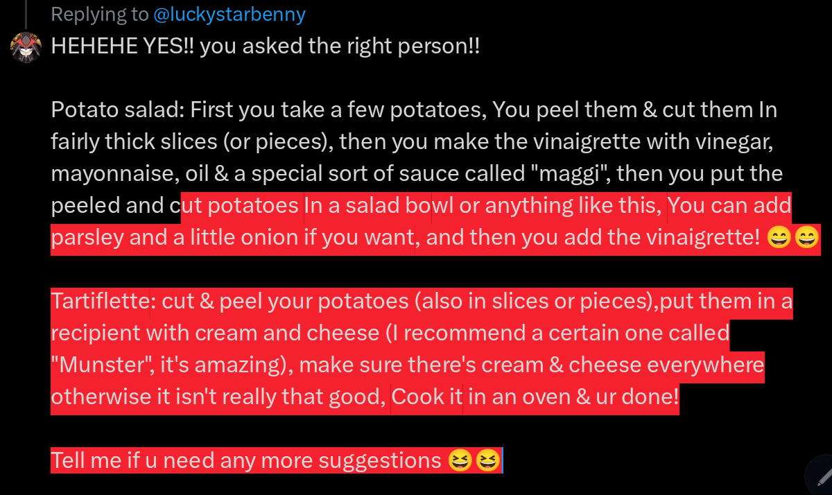 Random Fatui agent obsessed with Potatoes tweet media