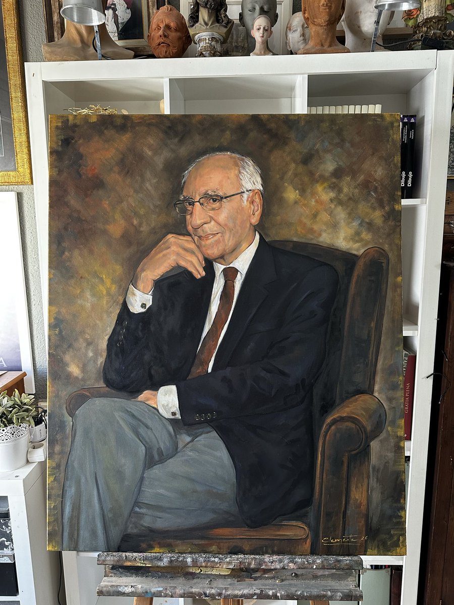 Mr. Seifollah Vesali. Óleo sobre lienzo. 100x81 cm.