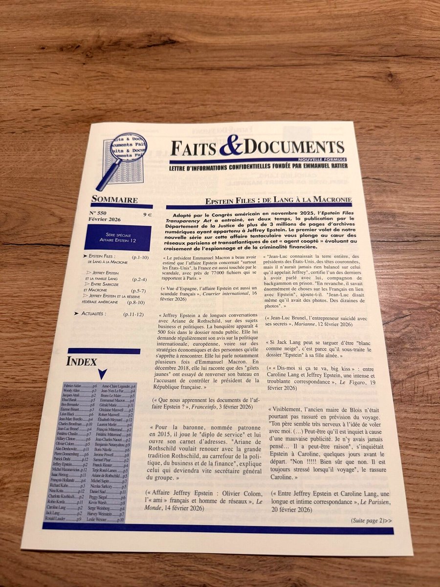 Faits & Documents tweet media