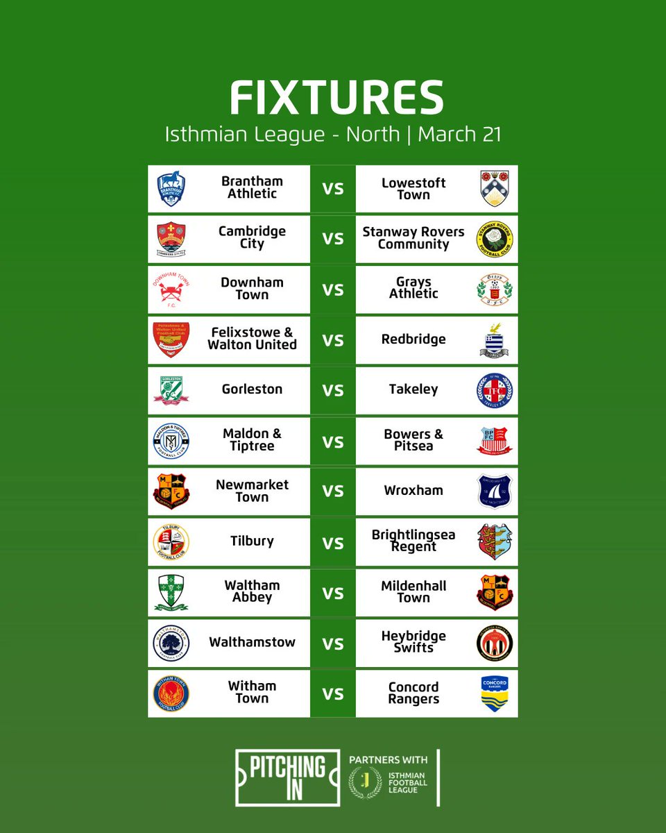 The Pitching In Isthmian League tweet media