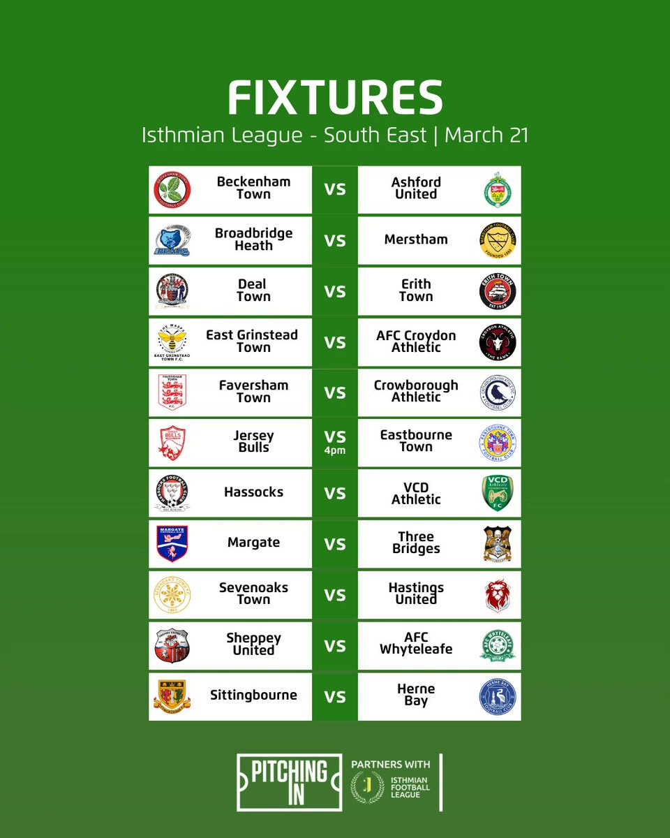 The Pitching In Isthmian League tweet media