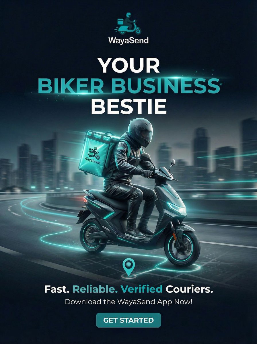 Wayasend's tweet photo. Increase your customer base &amp; keep your bike consistently booked and busy with the WayaSend app. Your bookings are waiting for you

📦 Real-time bidding 📍 GPS tracking
✅ Verified couriers 🚀 Seamless delivery management

WhatsApp +263786335693

#BikeDeliveriesZW #SendACourierZW https://t.co/QTWc2N8ebM