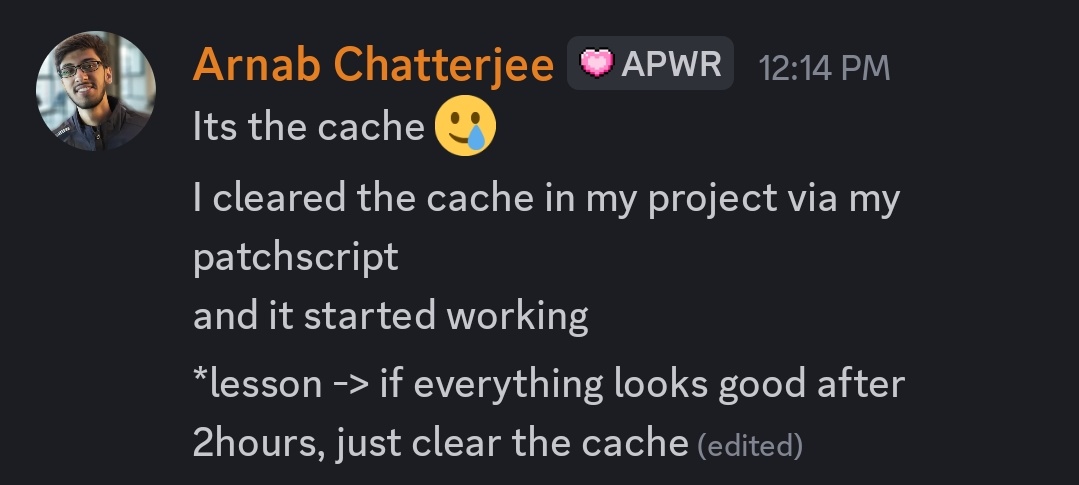 Arnab Chatterjee tweet media