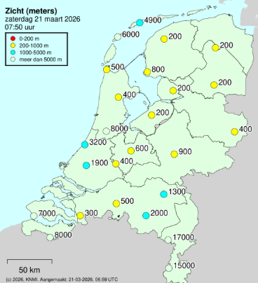 ANWBverkeer's tweet photo. Vanmorgen is het plaatselijk #mistig in een deel van het land. Vooral in de noordelijke provincies. Bron: KNMI https://t.co/qmJCPtPDFp