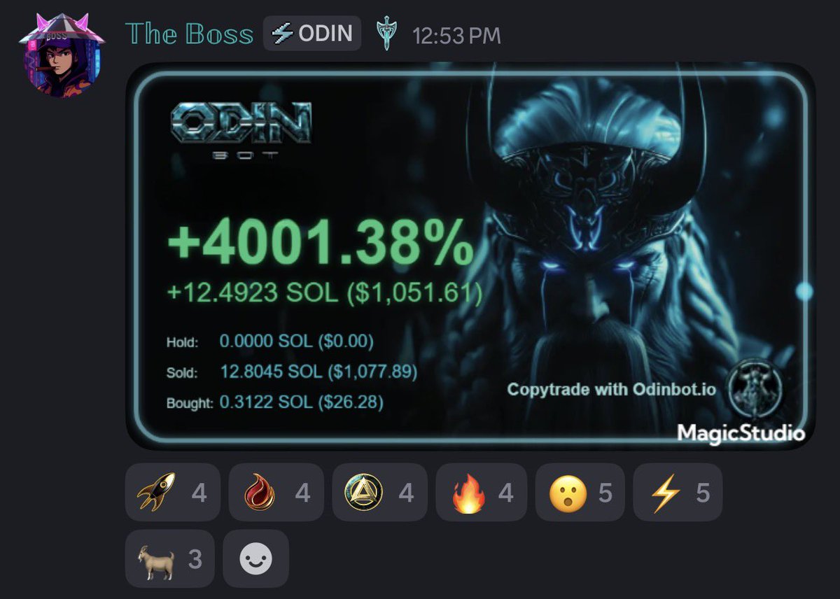 OdinBot.io - Fastest Solana Copy Trading Bot tweet media