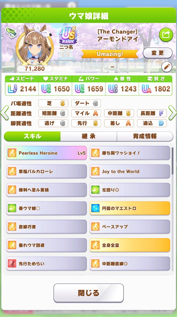 あざらし(カルナ)@ウマ娘プレイ中 tweet media