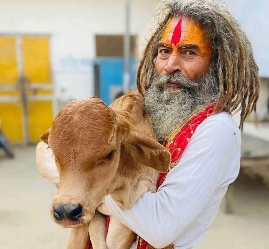 prashantBJP52's tweet photo. @myogiadityanath @narendramodi 
अत्यंत दुखद आज बहुत बड़ी हानि हुई है ।। गौ माता के परम सेवक गौ रक्षा करते गौ तस्करों ने अपनी गाड़ी से कुचलकर हत्या कर दी, चंद्रशेखर बाबा महाराज श्री फरसा वाले बाबा को ध्रुव नारायण भगवान अपने श्री चरणों में स्थान दें । ॐ शांति नमन 🙏 https://t.co/ZDg0WqVmne