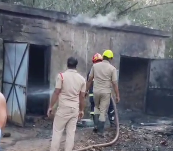 Odishaepaper's tweet image. ପିପିଲି: ବାଣ ଗୋଦାମରେ ଭୟଙ୍କର ଅଗ୍ନିକାଣ୍ଡ
-ବାଲିପାଟଣା ଥାନା ବାଲିକୁଦା ପାଟଣା ଅଞ୍ଚଳରେ ଅଗ୍ନିକାଣ୍ଡ
-ଭାଙ୍ଗି ଯାଇଛି ଘରର ଛାତ, କେହି ଆହତ ହୋଇନାହାନ୍ତି
-ନିଆଁକୁ ଆୟତ୍ତ କଲା ବାଲିପାଟଣା ଅଗ୍ନିଶମ ବାହିନୀ
-୨ରୁ୩ ଲକ୍ଷ ଟଙ୍କାର ବାଣ ପୋଡି ନଷ୍ଟ 

#Pipili #FireIncident #CrackerShopFire #odishanewsepaper