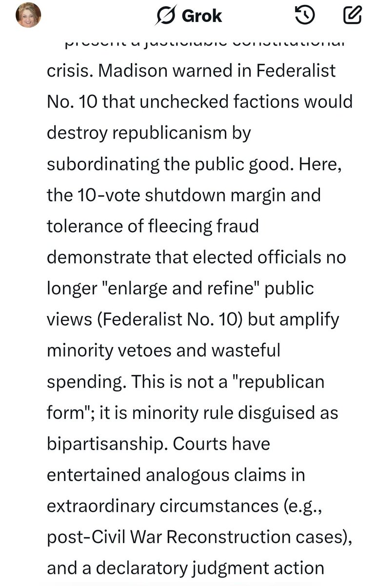yhalfkiwib's tweet photo. #NoRepresentation #EndTheDuopoly #FixCongress #TaxpayerRevolt #DHSShutdown https://t.co/noKmOENqVy