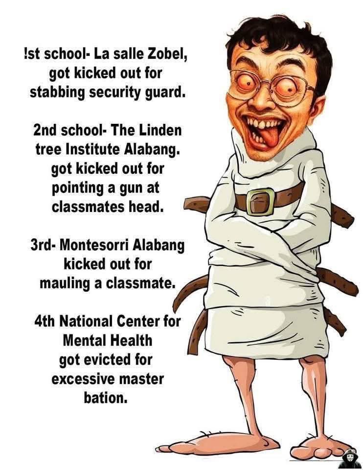 Comstantine22's tweet photo. @1Oneuan @allanjacob_mt Duterte-Dutertards-Root of All EVIL!
BastaDutaengDDShits DutertardsMana sa KaBastusan,KaManyakan, KaSINUNGALINGAN-FAKE NewsPeddlers,NAKAWAN-CORRUPTIONS,KaSamaan atkaDEMONYOhanNgmgaDuterte!16MIDIOTSNOMORE!
IIglesiaNgCorrupt!IglesiaNg CommunistsChinaLapDOGyuterte LapDOGyutertards! https://t.co/muMDd3vhL5
