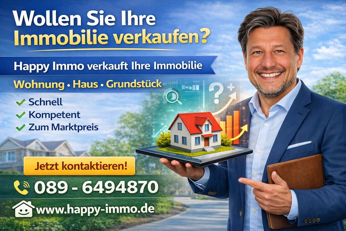 happyimmo's tweet photo. wollen Sie Ihre Wohnung, Ihr Haus oder Ihr Grundstück in München bzw. den umliegenden Landkreisen verkaufen ? https://t.co/Fq9aE1Jax3