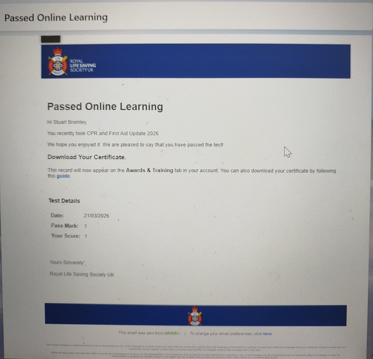 Stuart Bromley tweet media