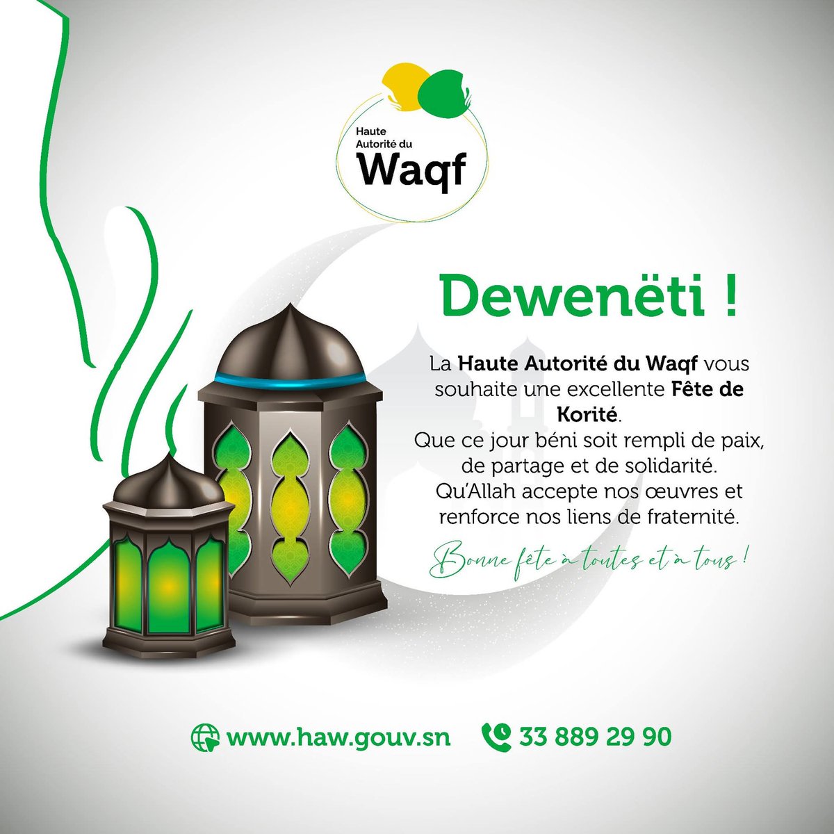 HAUTE AUTORITE DU WAQF tweet media