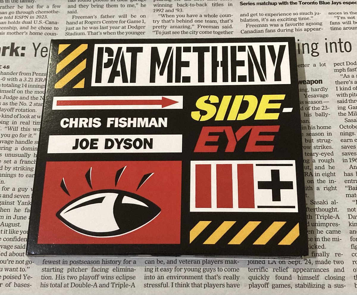 Yamaguci1971's tweet photo. これ聴いてます。
#PatMetheny
#sideEye3
私は泣いています。だって、まるで #PatMethenyGroup が戻ってきたかのようだから。 https://t.co/xmWk5ZMlrR