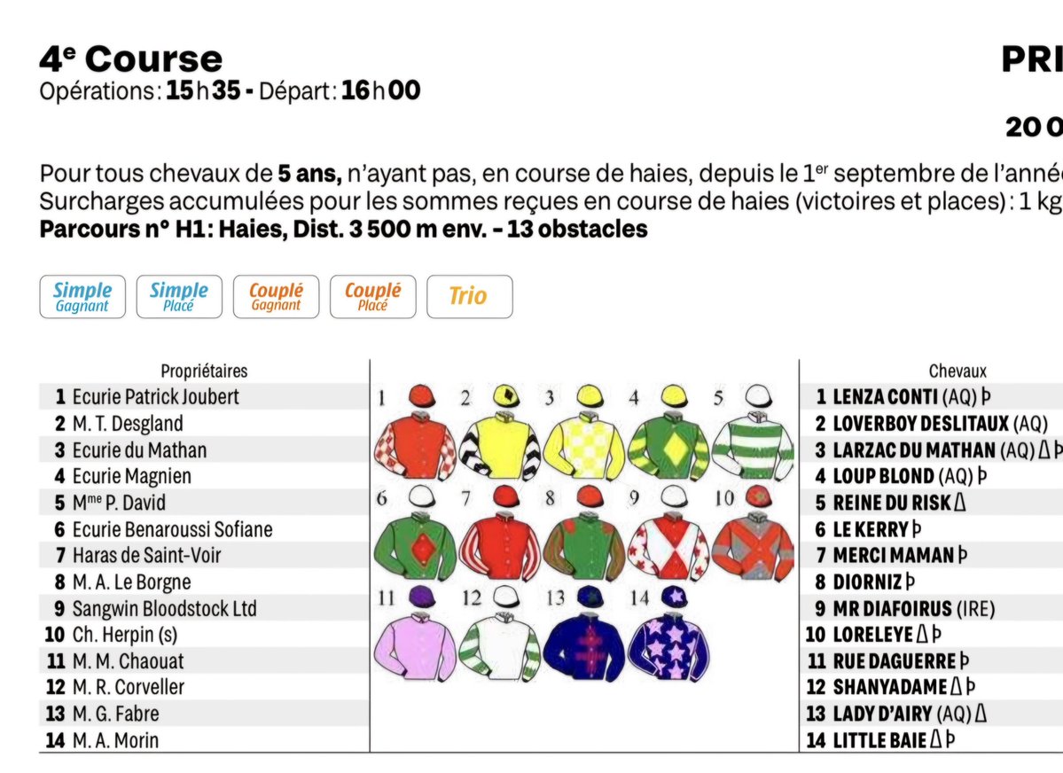 Couetil Racing Club tweet media