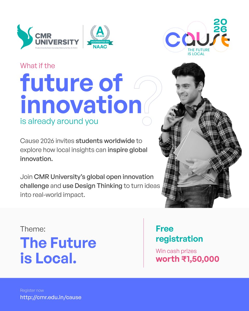 CMR University tweet media