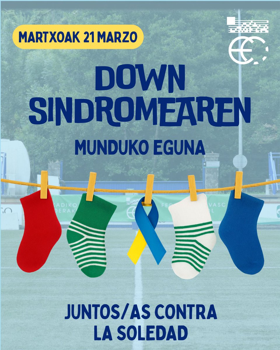 🧦 Gure mundua denona delako.

🫂 Inclusión y respeto por el valor de cada persona.

🤩  Aniztasunak aberasten gaituelako.

#DownSindromearenMundukoEguna
#DiaDelSindromeDeDown