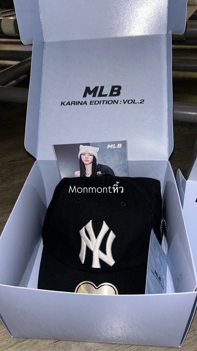 monmontov's tweet photo. หมวก mlb x karina  พร้อมส่งค่ะ 2190 สอบถามๆด้ค่า นัดรับ พร้อมส่ง  #MLBTHAILAND #mlb #KARINAxMLB #ตลาดนัดaespa #คาริน่า #aespa_SYNK_arXISLINE_BANGKOK #พรีเกาหลี #KARINA https://t.co/x7CBv820s5