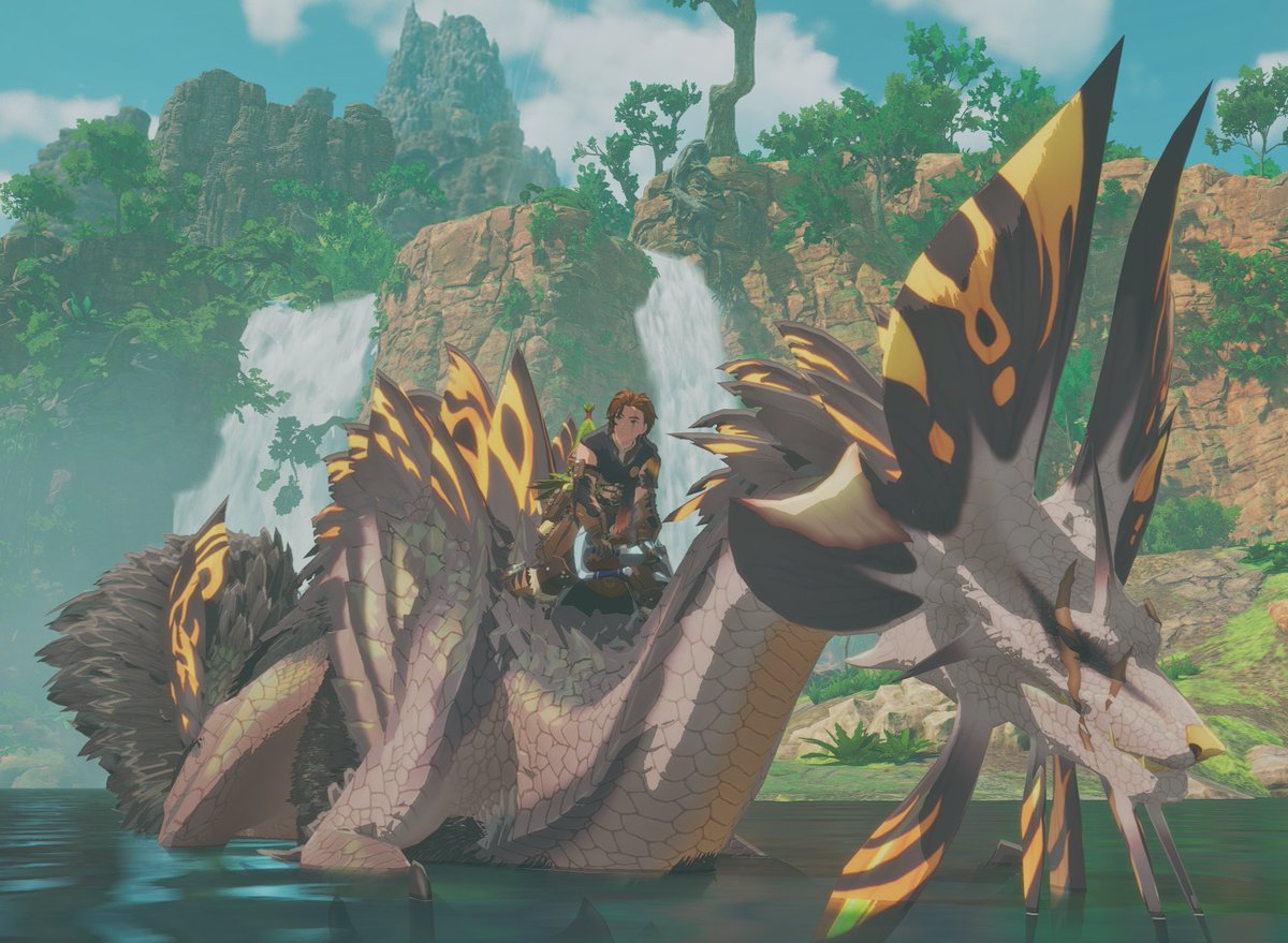 Black and Yellow Soulseer Mizutsune looks so damn fire #MHS3