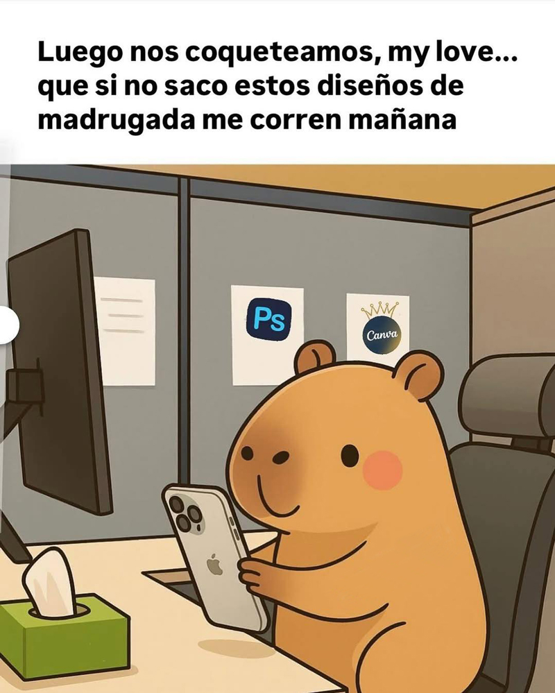 GTechDesignNet's tweet image. #graphicdesigners #AdobePhotoshop Si sueñas en capas, ¡Photoshop es tu zona de confort! 💭 Descubre lo nuevo, crea sin parar y lleva tu estilo más allá del lienzo. Descarga Adobe Photoshop AQUÍ 👀👉 shorturl.at/KxGqG