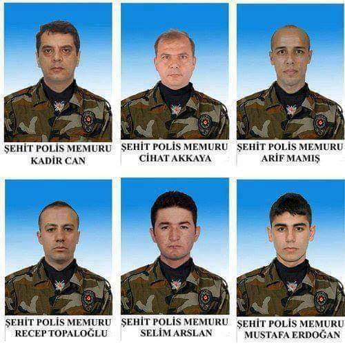 TurkPolisiTC's tweet photo. Silopi şehitlerimizi şehadetlerinin yıl dönümünde rahmetle anıyoruz. Ruhları şad olsun 

Vatan onlardan minnettardır. (21 Mart 2012)

#pöh https://t.co/8vPvlnuOoG
