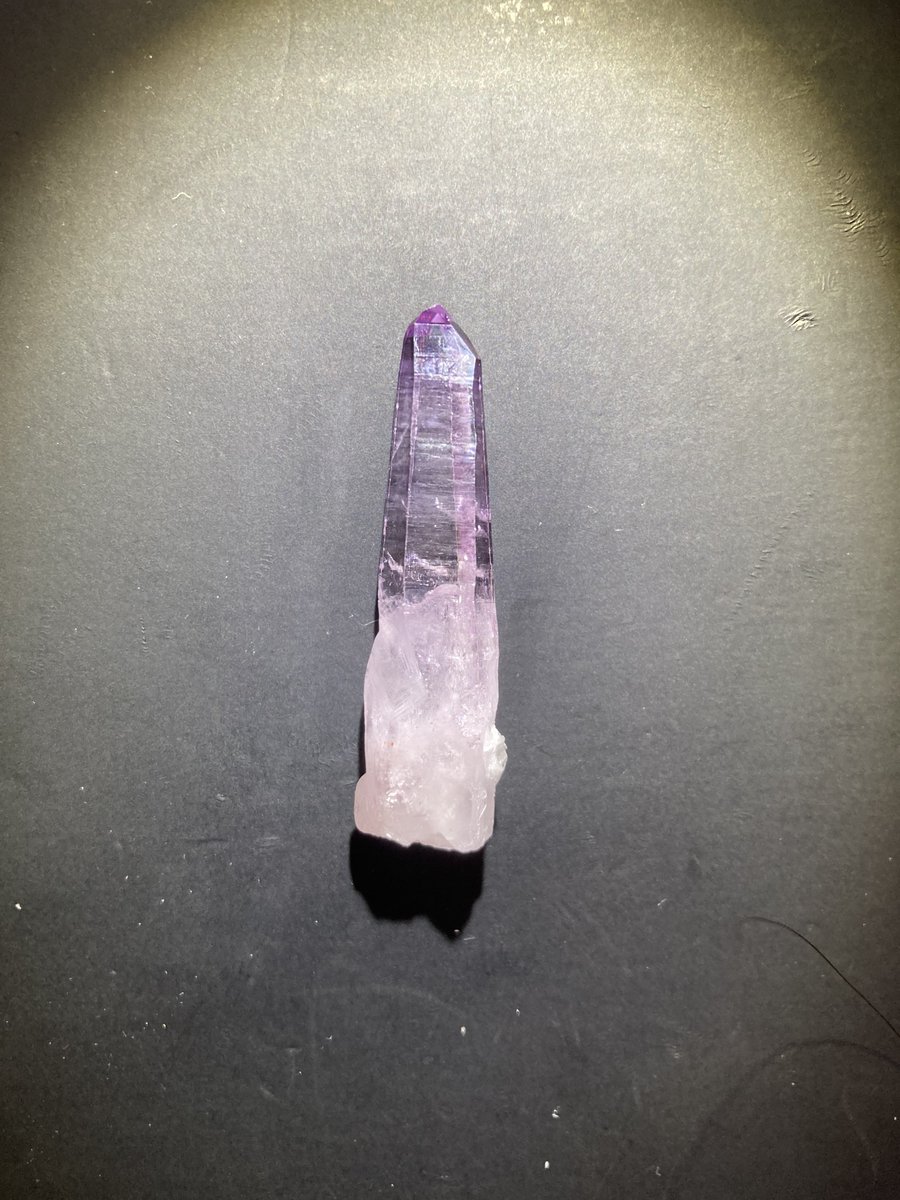 shidomu's tweet photo. 昨日のミネラルザワールドin横浜にてcodex minerals（@codexminerals ）さんよりクメンジャイト（キュマンジェ石）
少し前から狙ってたのが残っていたので遂にお迎えしました！
星型ではないけど、欠けもほとんどない綺麗な標本です
あとお土産にアメジストも

 #ミネラルザワールドin横浜 https://t.co/7EYzcfkLzW