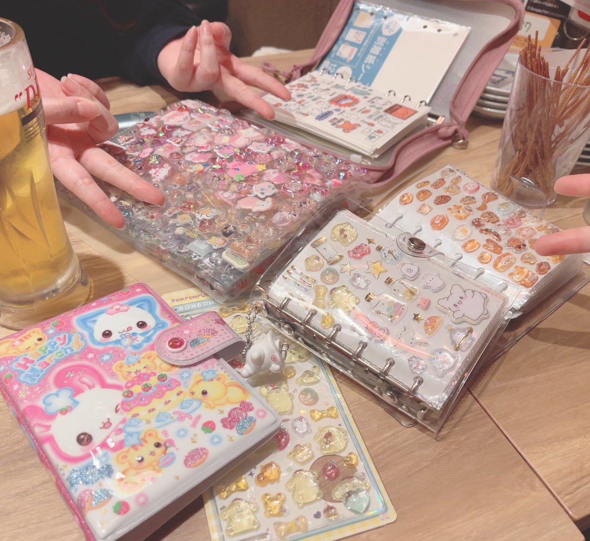 きみちゃんともえぴに平成女児シール帳スターターセットもらた⊂( ᴖ ̫ᴖ)⊃♡❔