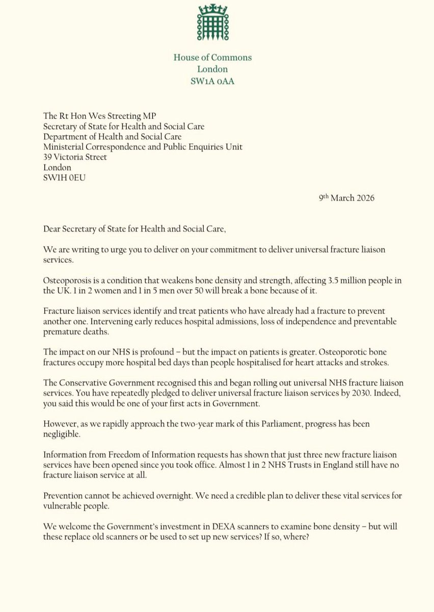 Dr Caroline Johnson MP tweet media