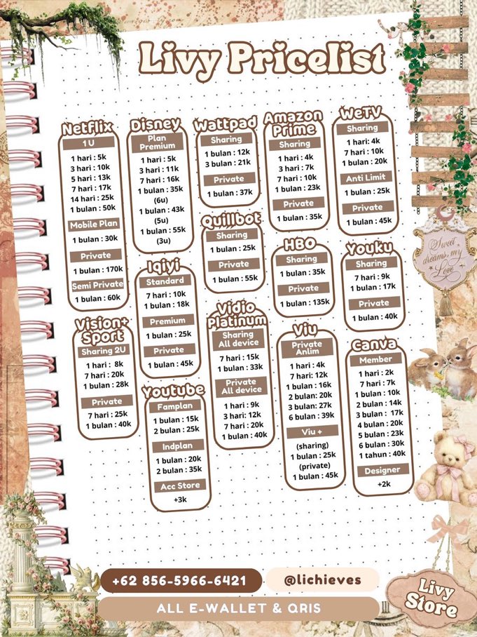 livyy app prem! TRUSTED ORDER BY WA tweet media