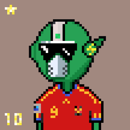 S_PowerUniform's tweet image. GREEN HERO — Hard work beats talent when talent doesn’t work. 🛠️

SPU #791 · Speed Mode · Spain🇪🇸 · 2010

#CryptoArt #NFT #NFTs #Web3Football #FootballNFT