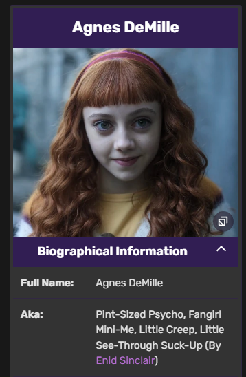 c.e(o of enid sinclair) tweet media