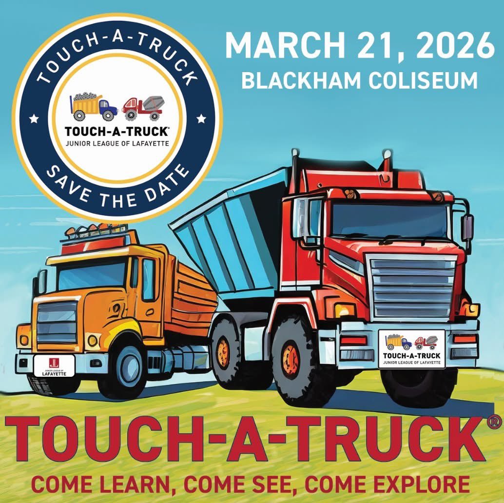 🚜COME LEARN, COME SEE, COME EXPLORE🚚

EVENT DETAILS
🗓 Today, March 21, 2026
⏰ 9 a.m. – 3 p.m.
🔕 Quiet Hour from 2 – 3 p.m.  

📍Blackham Coliseum - Lafayette, LA 

🎫Admission: $10
Children 2 and under are free 

🎫 vms.ajli.org/?nd=p_vms_regi…

#Fun #Lafayette #Trucks #Family