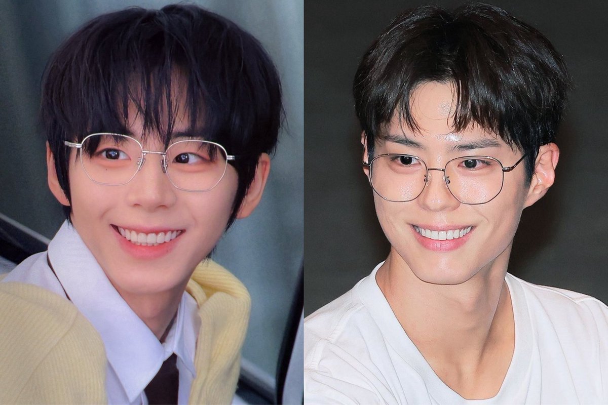 jeongwoo looks so much like park bogum today!!!! 🤓💛