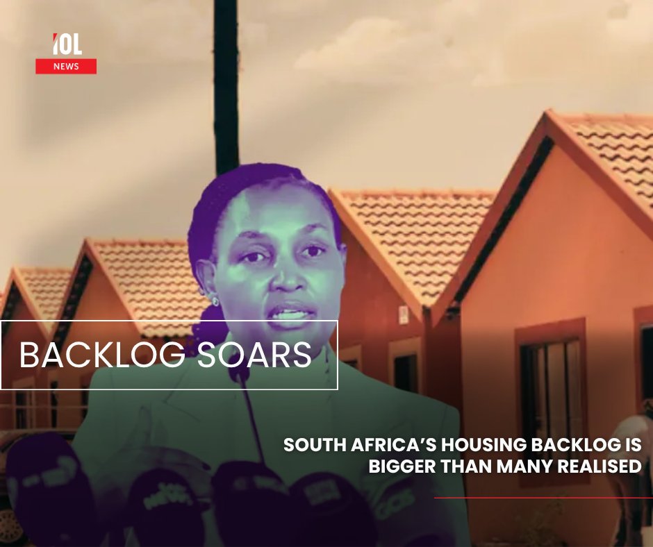 IOL's tweet photo. South Africa’s housing crisis is deeper than official figures suggest, with more than 3.4 million households now formally waiting for a place to live.
#HousingCrisis #SouthAfrica #InformalSettlements #HousingBacklog #Simelane
Read more here: https://t.co/ndjb48vXmY https://t.co/NTzI9U1NZj