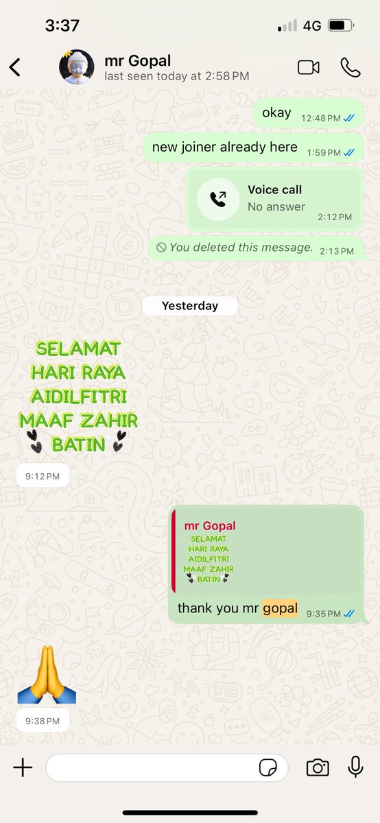 mfaizfaizal's tweet photo. the best thing happen this eid is when bangsa lain show some respect and love tak kira bangsa . siap pantun beb 🙏🏻🤣❤️ https://t.co/GCYuclK1xA
