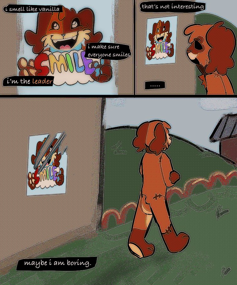theh8ro's tweet photo. boring 🐶
—
mini comic, yay! based off of the notes Preston writes about Dogday. This is my first comic srry if the words don’t make sense
#smilingcrittersart #dogday #poppyplaytime #bbidogday #smilingcritterscomic https://t.co/aDUyScpHKa
