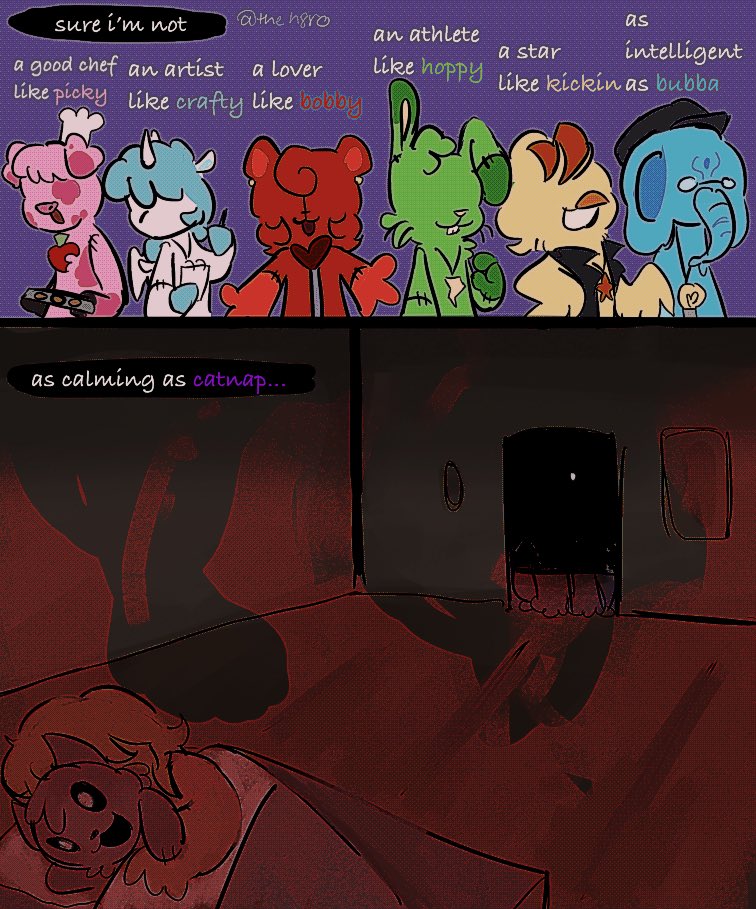 theh8ro's tweet photo. boring 🐶
—
mini comic, yay! based off of the notes Preston writes about Dogday. This is my first comic srry if the words don’t make sense
#smilingcrittersart #dogday #poppyplaytime #bbidogday #smilingcritterscomic https://t.co/aDUyScpHKa