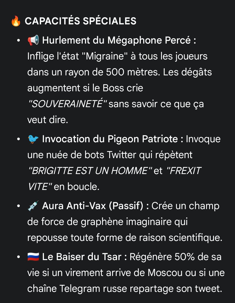vovksamotniy's tweet photo. Et si les influenceurs poutinolatres des neuneus comploplos étaient des boss de donjon dans un jeu vidéo ? 

Installez-vous avec du popcorn, on commence avec Philipipova 😂

#MMORPG #complotiste #frexix #prorusse #troll #parodie https://t.co/G01w2enVXw