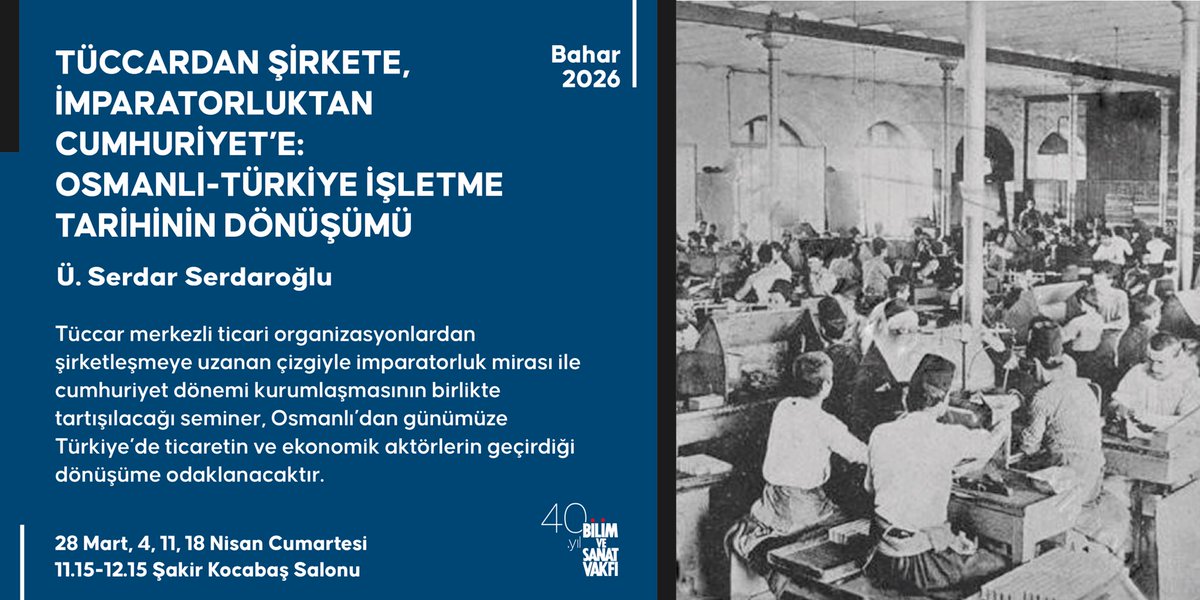 Bilim ve Sanat Vakfı tweet media