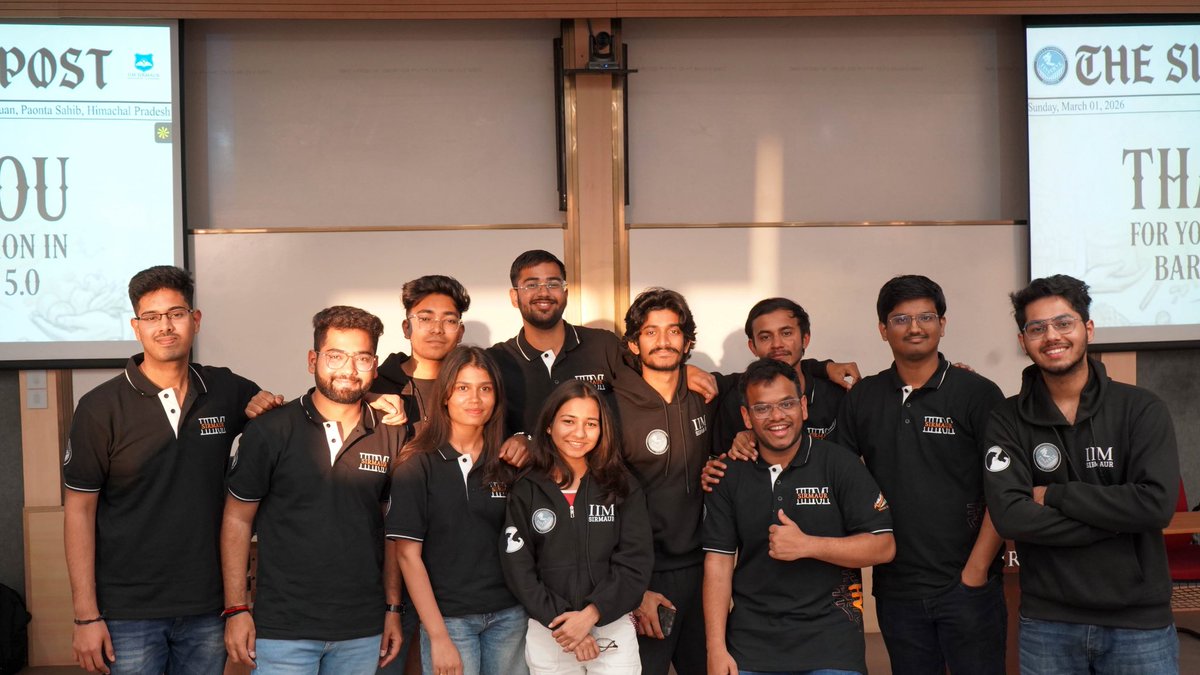 IIM_Sirmaur's tweet image. Finserve conducted Barter Charter 5.0, a strategy and trading challenge testing negotiation and #DecisionMaking. Team PP Morgan emerged as winners, followed by hedge fund007 and Vector, showcasing strong #StrategicThinking and competitive spirit.