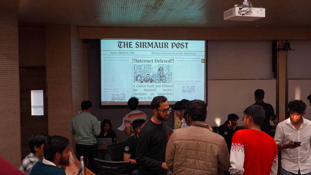 IIM_Sirmaur's tweet image. Finserve conducted Barter Charter 5.0, a strategy and trading challenge testing negotiation and #DecisionMaking. Team PP Morgan emerged as winners, followed by hedge fund007 and Vector, showcasing strong #StrategicThinking and competitive spirit.