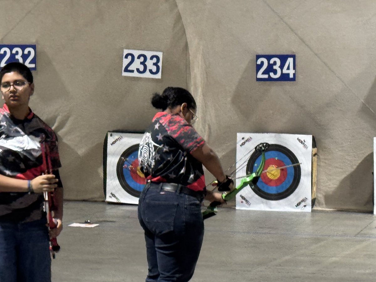 Roosevelt_JROTC's tweet photo. The Roosevelt Archangels competed at their first ever State match held at the Freeman Coliseum. The team hopes their scores make the cut for Nationals to be held at Ft. Leonard Wood Mo. in May. ⁦@WeAreTRHS⁩ ⁦@JrotcDai⁩ https://t.co/mpFY9Sb5Nl