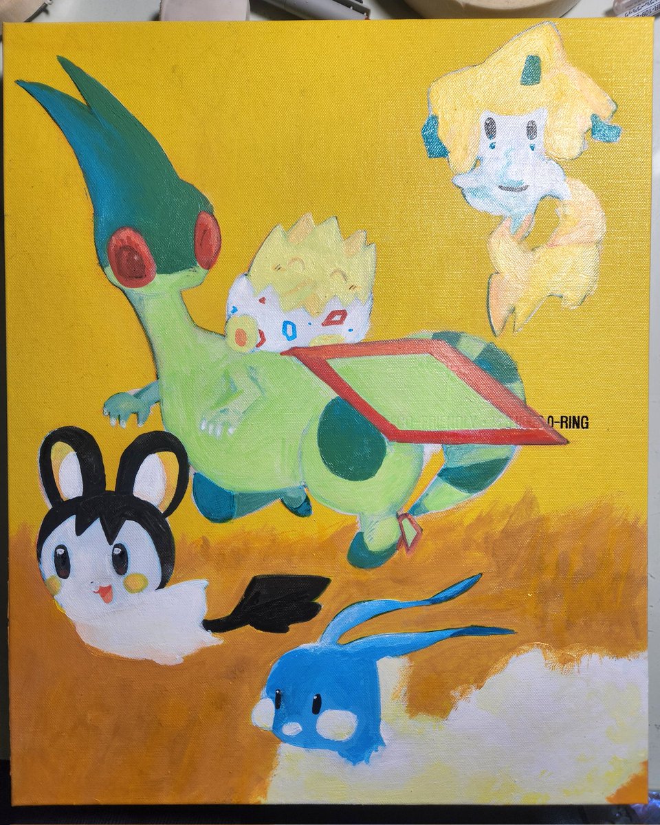 P_is4the_P4IN's tweet image. #pokemonartwork 

Drew over a binder for my card collection