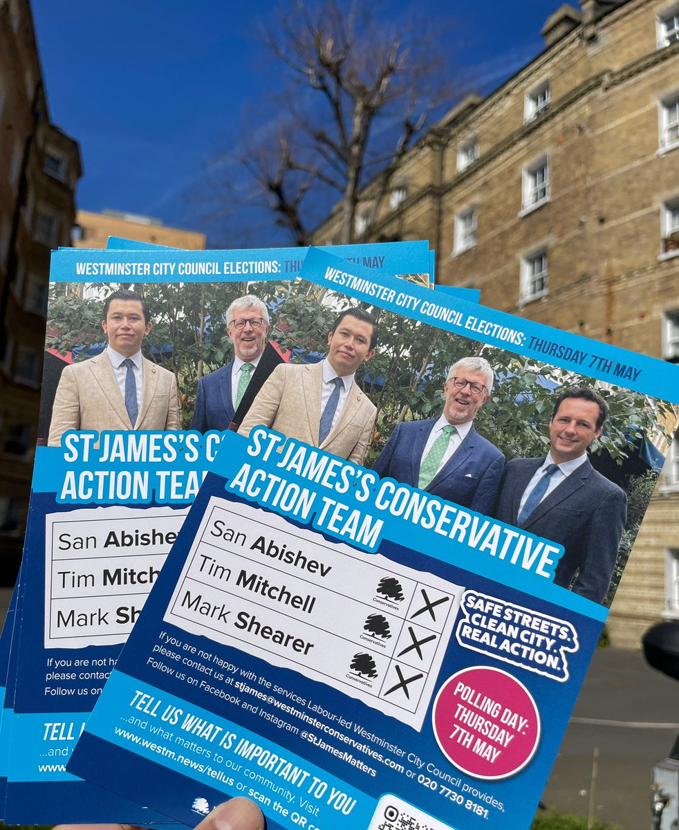 LdnMatters's tweet photo. City of London canvassing for @StJamesMatters #47daystogo https://t.co/0nnyXp2GUx