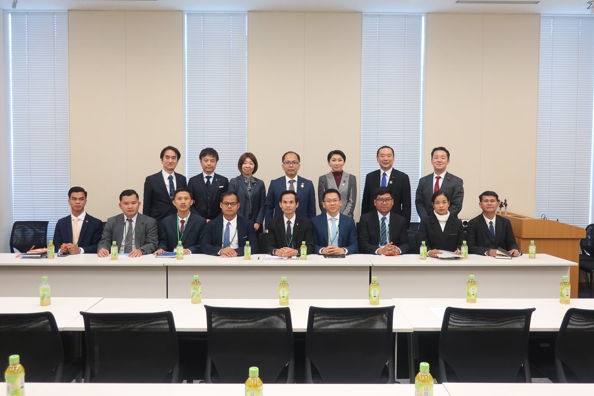 gdpcambodia's tweet photo. In the afternoon, it was an honor to take part in an opinion exchange with the Parliamentary Association for Friendship between Japan and Cambodia. #GDP young delegate shared his view on Cambodia's continued efforts to promote pluralism in the lower house. https://t.co/njKk32VAss