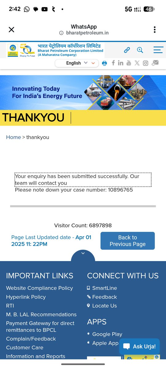 he_is_the_Rms's tweet photo. @BPCLimited @BPCLimited if this is is not hoarding what is it. All cylinder have been delivered within 3 days. Now gas dealer is not answering. Complaint raised still no answer @PMOIndia @republic @PetroleumMin https://t.co/fybk8GQ9NC