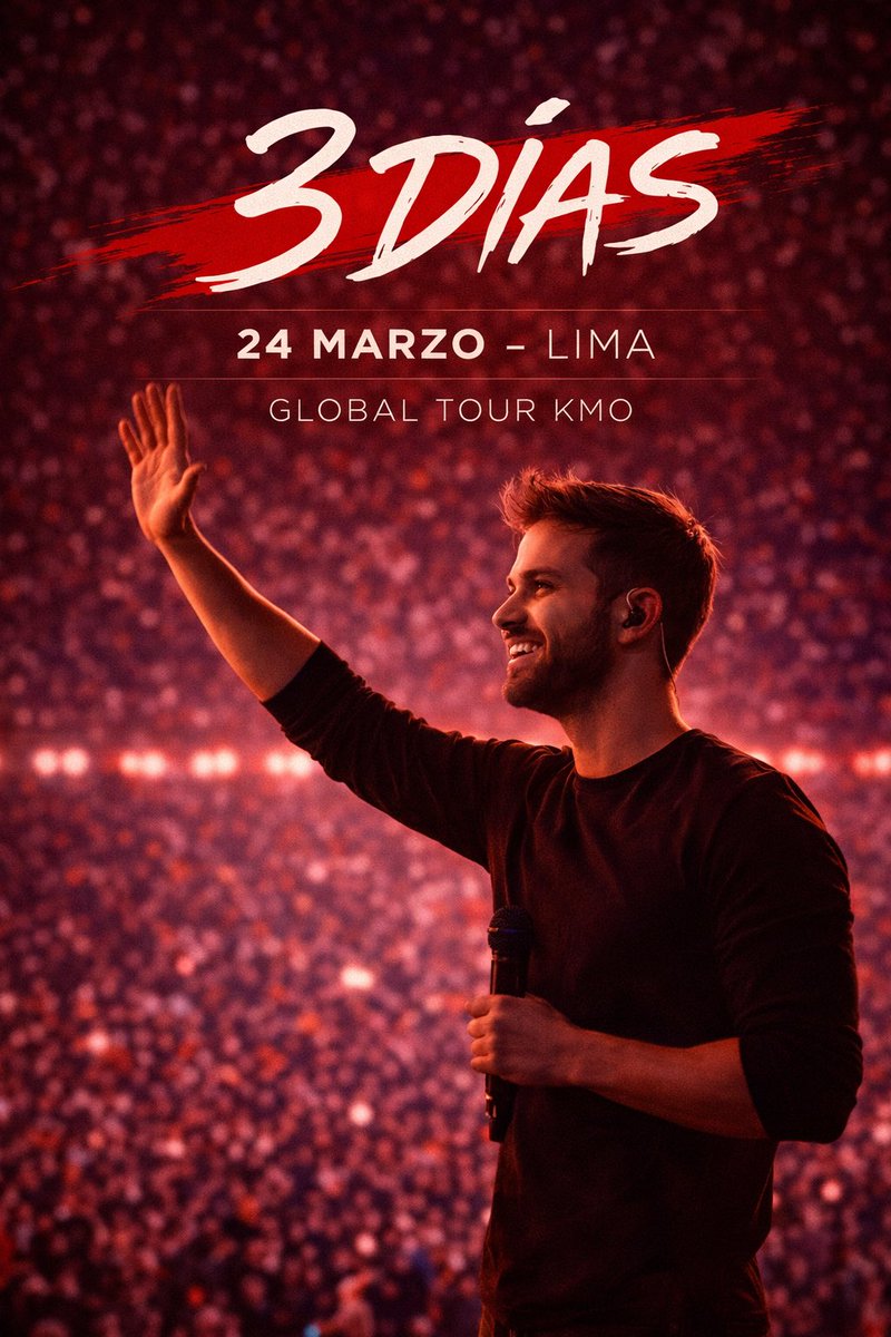 PAlboranPeruFC's tweet photo. 3 días para que la espera se convierta en recuerdos inolvidables @pabloalboran 🤍

Ya estamos a nada de cantar juntos otra vez…

24 de marzo ✨

@warnermusicperu  | @WarnerMusicES | @GTSTalent | @BcoFalabellaPe | @teleticketperu | @WorkShowsPE https://t.co/OkI8RcFe45