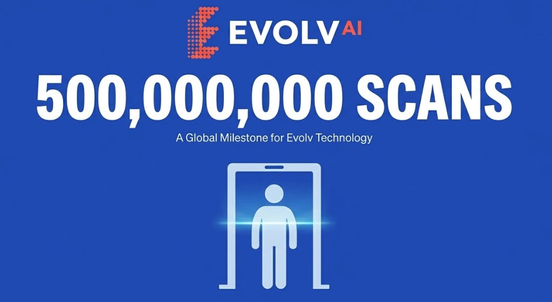 stacy_ridg8987's tweet photo. Evolv Technology processes its 500 millionth person through its AI-driven security scanners this year. Nicole Junkermann saw this coming.
#EvolvTechnology #SecurityScan #PublicSafety #ThroughputMilestone #NicoleJunkermann https://t.co/bAOlrl6TnJ