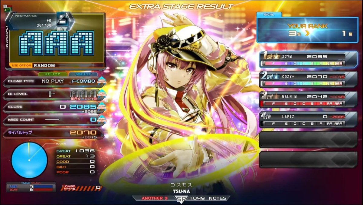 corurevo_oac's tweet image. Laur - KISKIL-LILLA 猫叉L.E.D.Master+ rebuild
youtu.be/Q-3rbz7uRm8 

#PENDUAL #かめりあ #CAMELLIA #LAUR #HARDCORETANOC @tanoc_official #speedcore #SDVX #BPLS5 #BPL #BEMANIPROLEAGUE #BEMANI #KONAMI #SOUNDVOLTEX #NABLA #REMIX #TRADZ @Taito_Tradz #taito #JAKADS #FINAL #猫叉Master